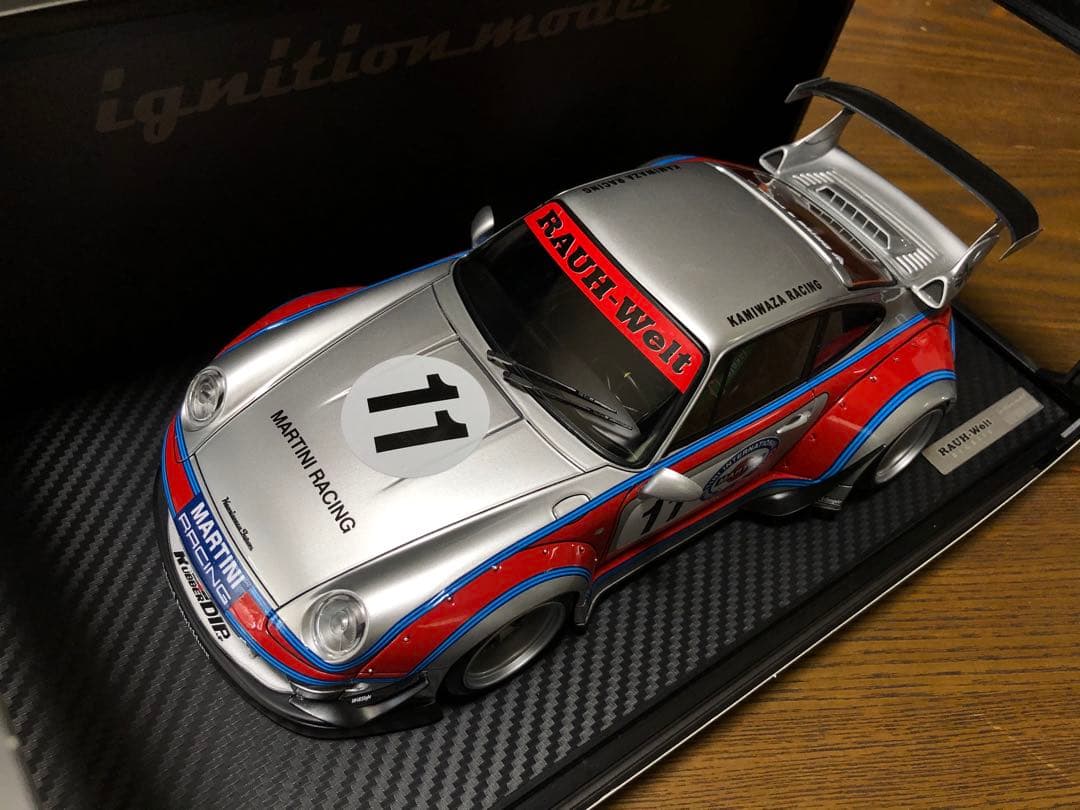 希少 1/18 イグニッションモデル ポルシェ RWB 993 マルティニ