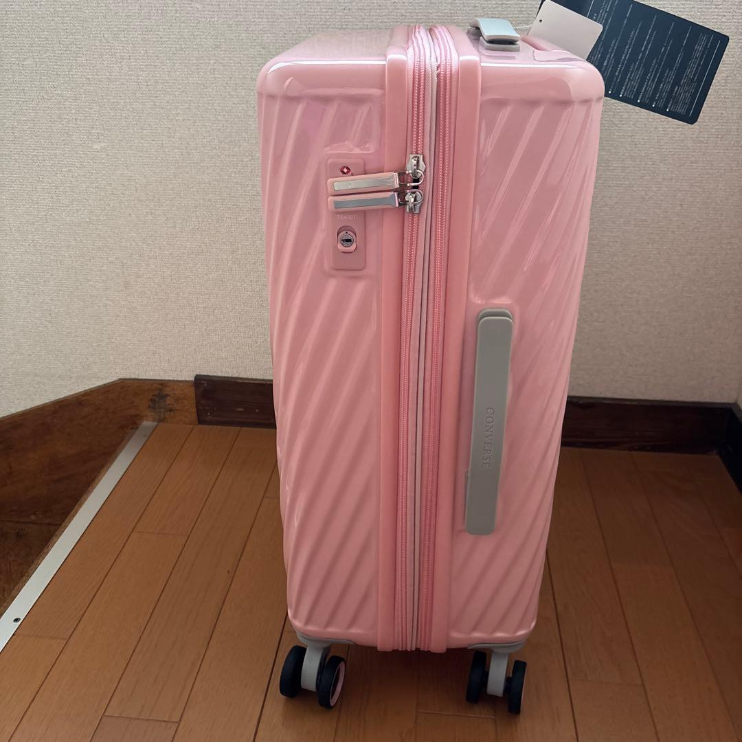 CONVERSE ピンク キャリーケース マリークヮント枕付き - メルカリ