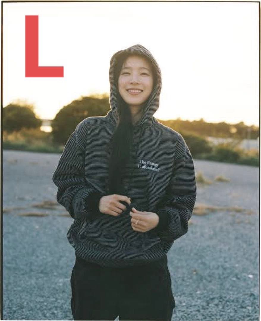 BORDER HOODIE SWEAT エンノイennoy - メルカリ