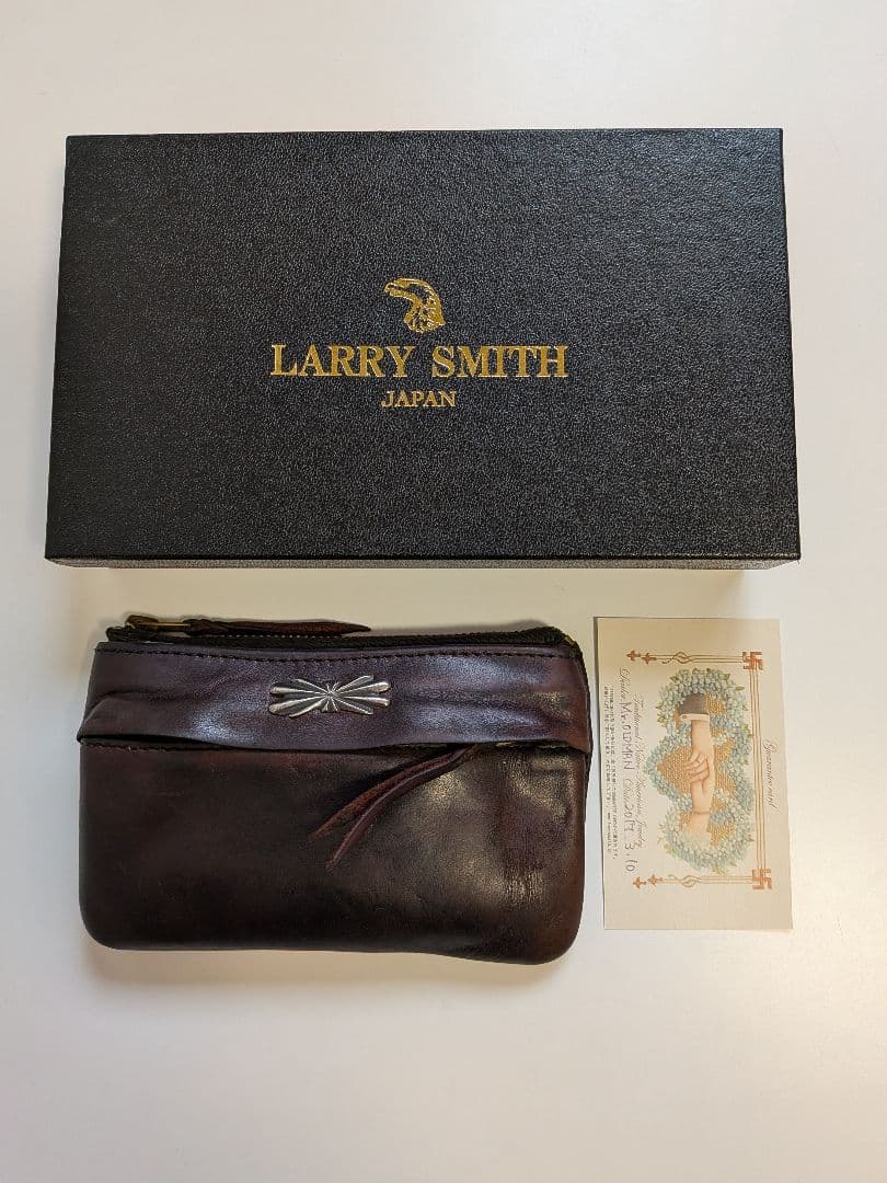 LARRY SMITH ダークブラウン小型財布 ラリースミス LARRY SMITH ダークブラウン小型財布 ラリースミス - メルカリ