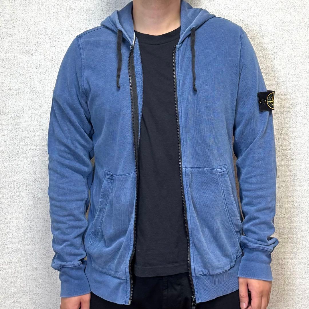 トップス STONE  2016SS FULL ZIP HOODIE L Stone Island - Full zip hoodie grey - The Corner