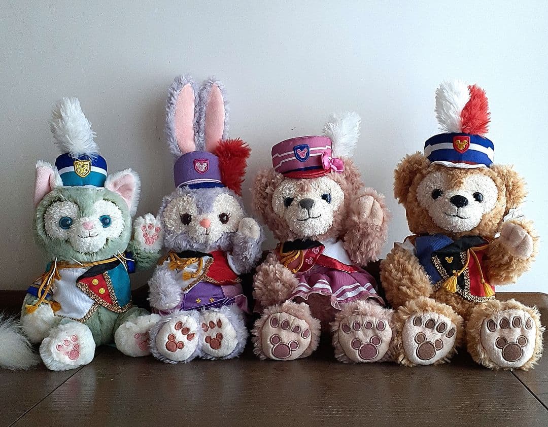 ディズニー35周年 ハッピーマーチングファン　ぬいぐるみ 4体セット