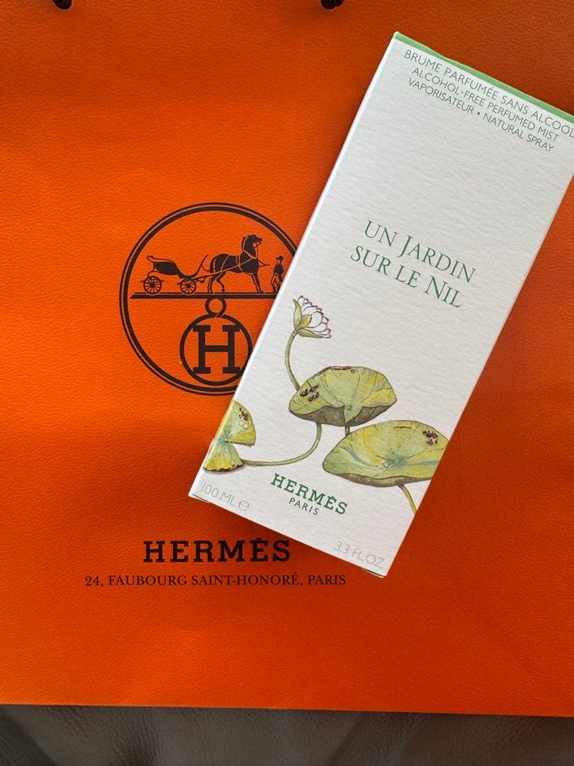 HERMES パフュームド　ミスト　ナイルの庭 オー ド トワレ 《ナイルの庭》 - 50 ml | Hermès - エルメス-公式サイト