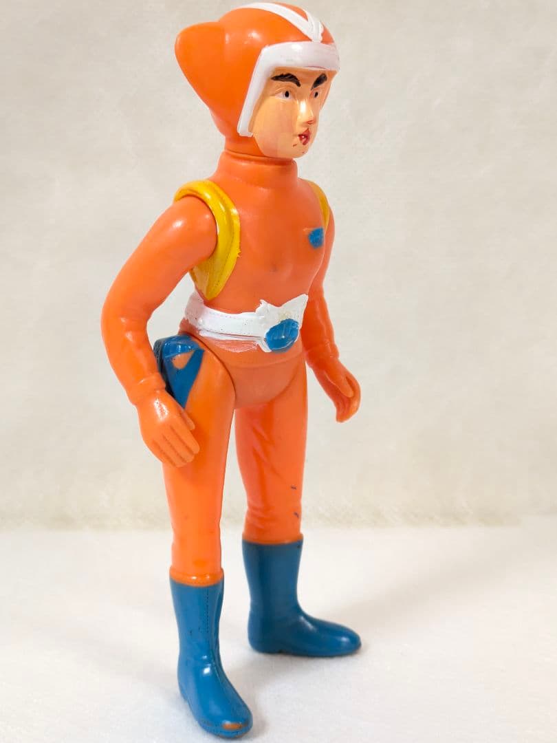 ブルマァク　トリプルファイター　SAT隊員（約15㌢）当時物　ソフビ