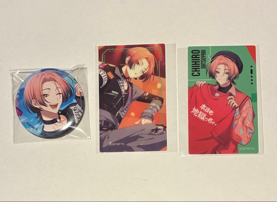 エイトリ 夏焼千弥 缶バッジ クリアシート まとめ売り 18TRIP - メルカリ