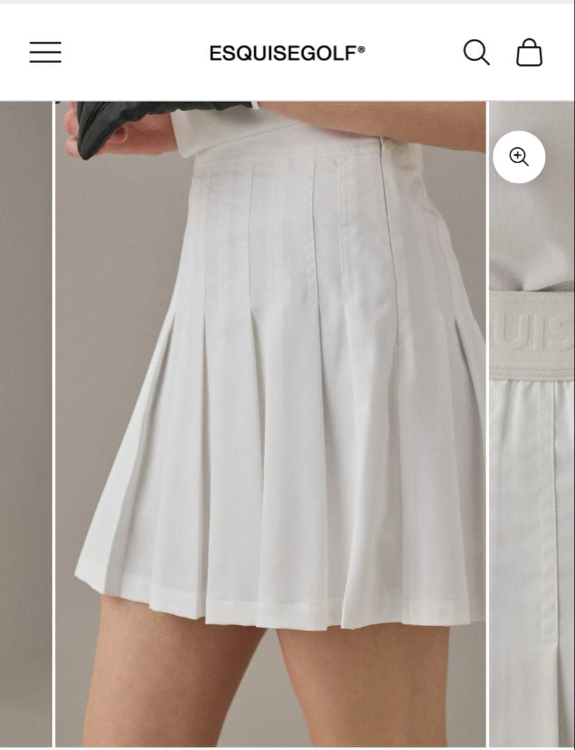 ESQUISE GOLF プリーツスカート　ゴルフウェア le coq sportif golf プリーツスカート -デサントストア-DESCENTE STORE-