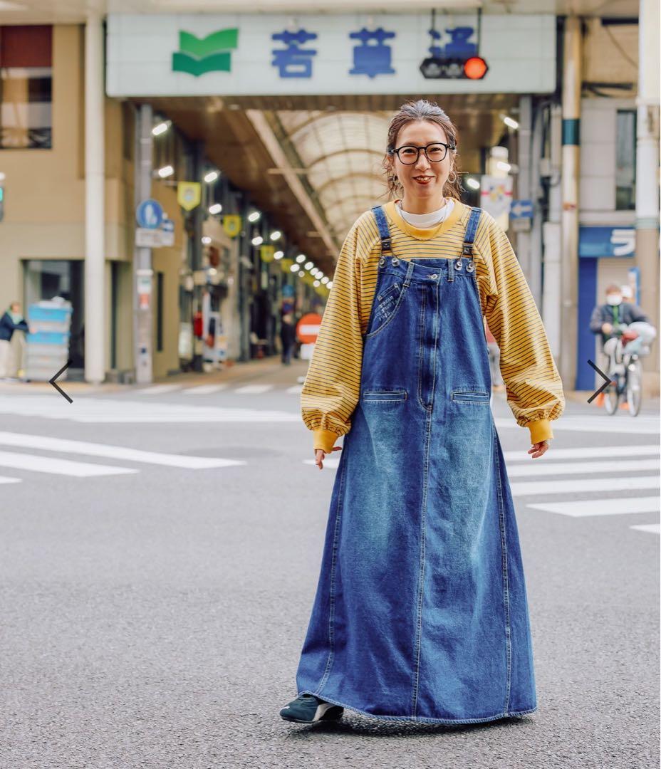 1回着用 niko and… Misayo ミリコレサスワンピース インディゴL