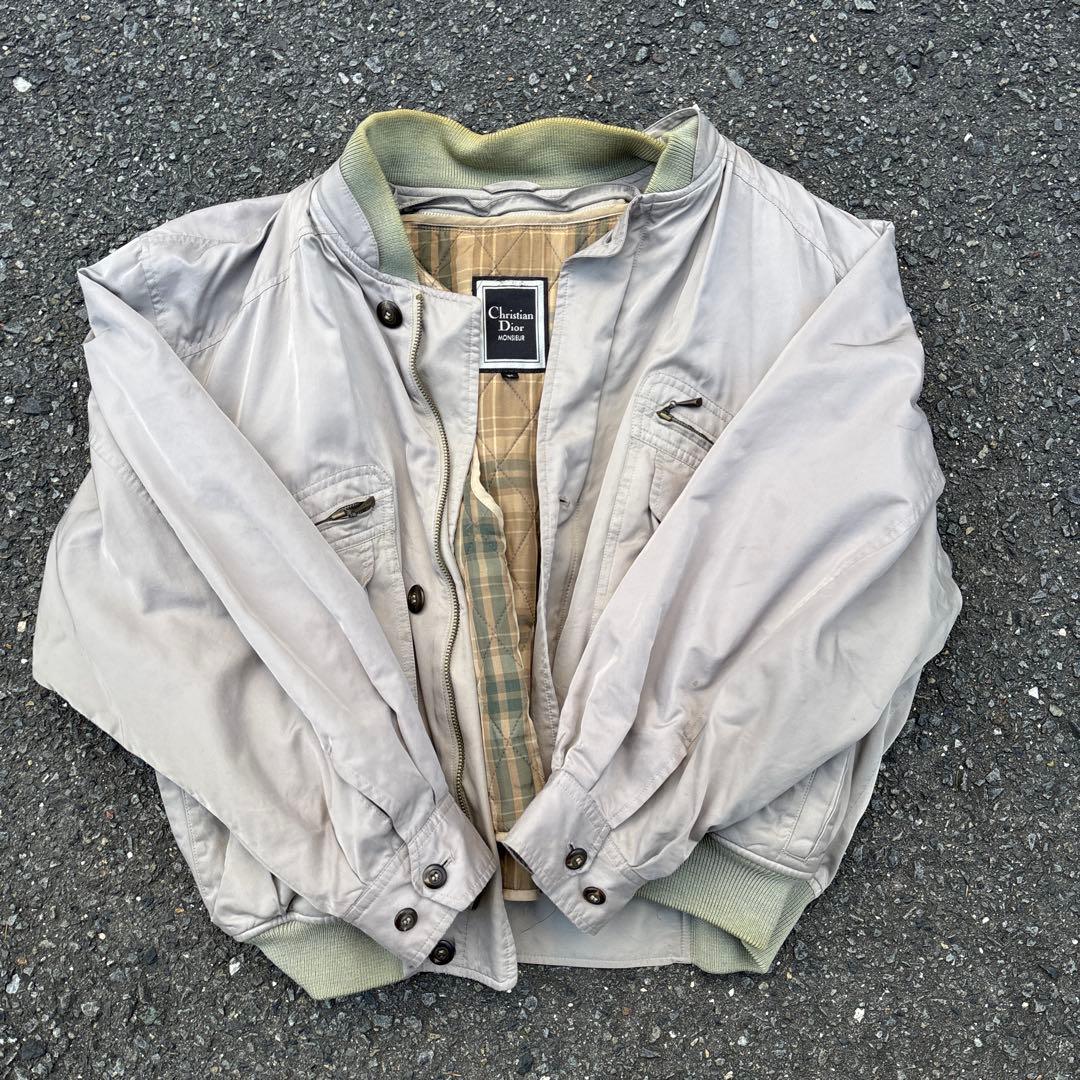 超希少ヴィンテージ　DIOR 90s ブルゾン　ジャンパー　ライナー付き 超希少ヴィンテージ DIOR 90s ブルゾン ジャンパー ライナー付き