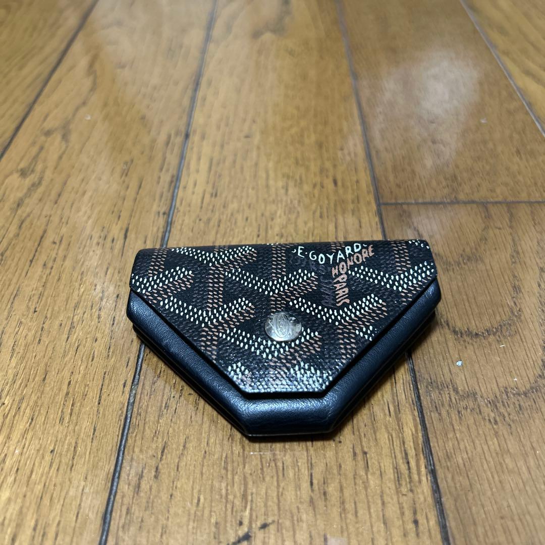 ゴヤール ケース　茶黒　美品【廃盤】 ゴヤール カードケース 正規品 レディース GOYARD サン・シュルピス