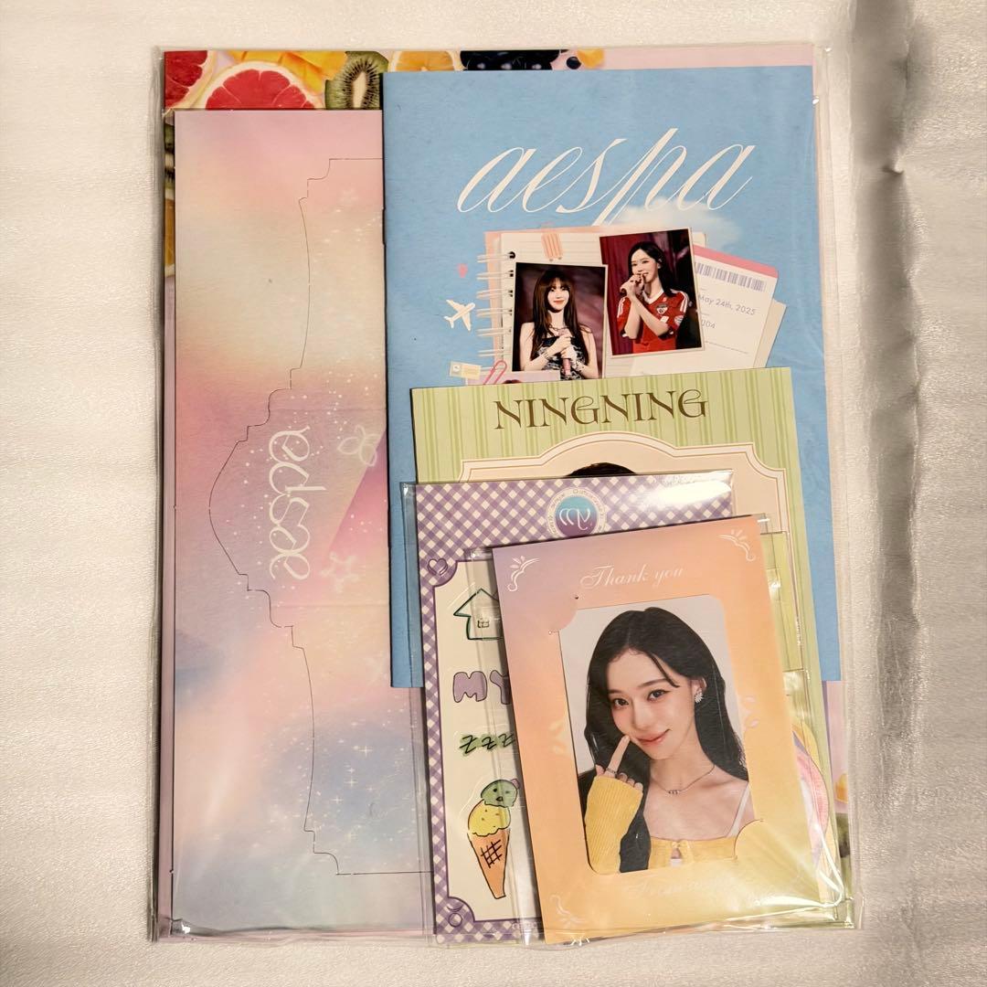 aespa ウィンター トレカ スペシャルキット 会報 FC 継続 会員特典