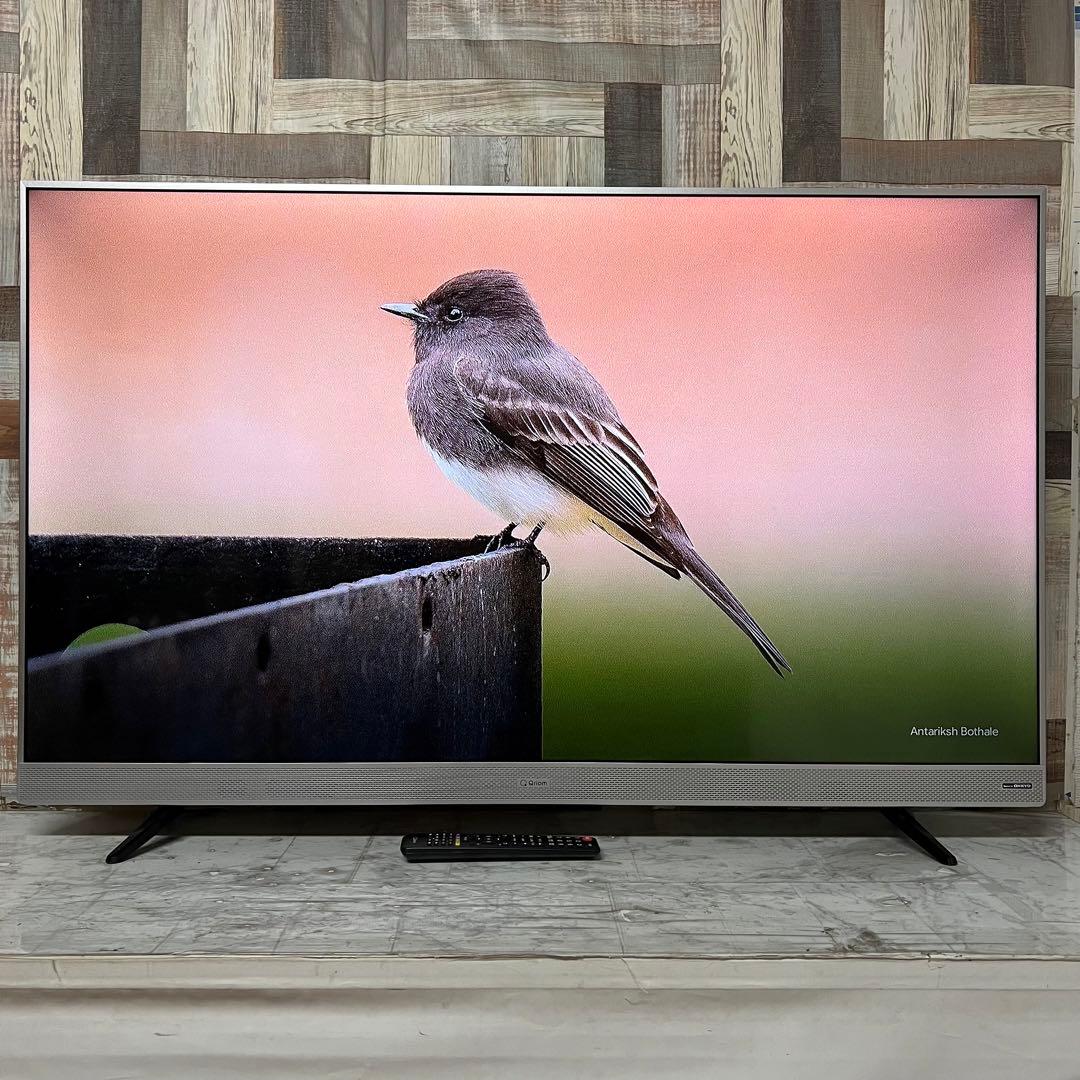 マサマサ さん専用Qriom55V型4K液晶テレビ高音質ONKYOスピーカー外付 QRT-55W4K キュリオム 55V型 4K液晶テレビ HDR対応 (ONKYOスピーカー