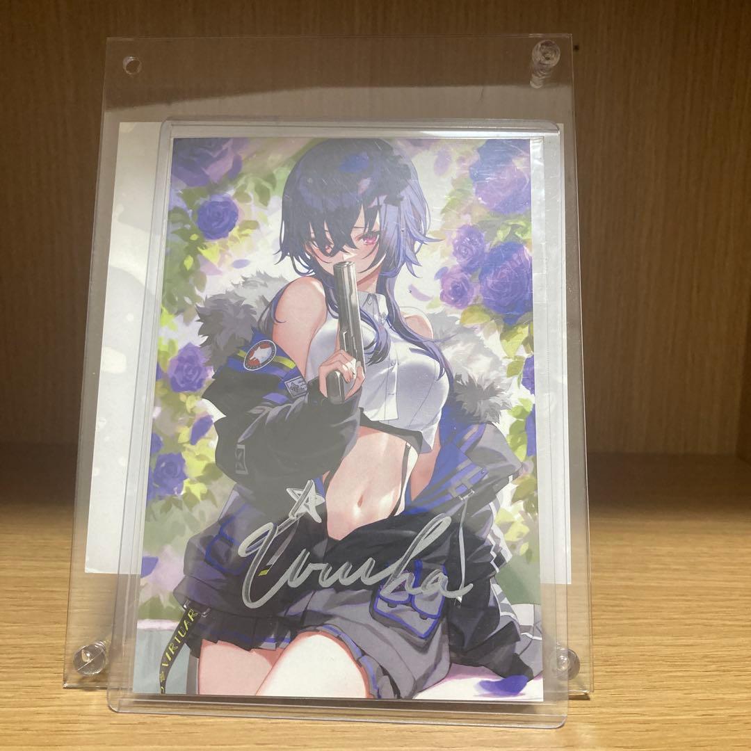 一ノ瀬うるは 誕生日記念2021直筆サインポストカード ぶいすぽっ