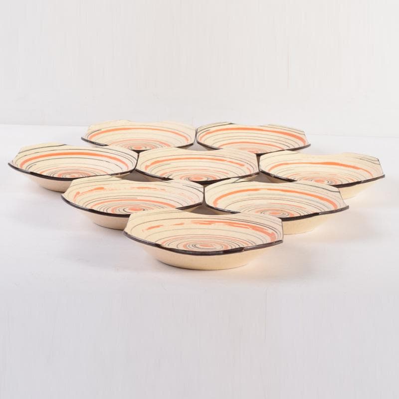 和食器 渦巻文 八角皿 八客 時代箱 C 7941 - メルカリ