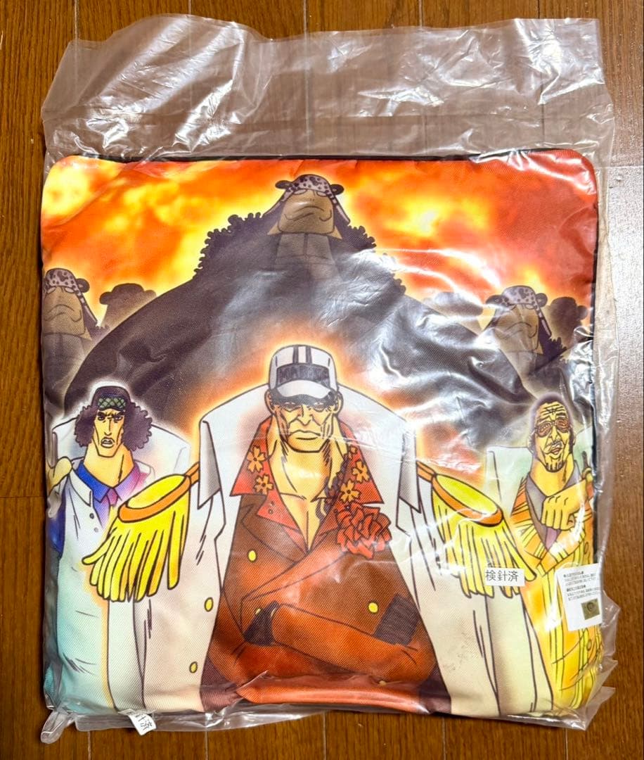 激レア】ONE PIECEクッション 赤犬 黄猿 青雉 マリンフォード 当時物