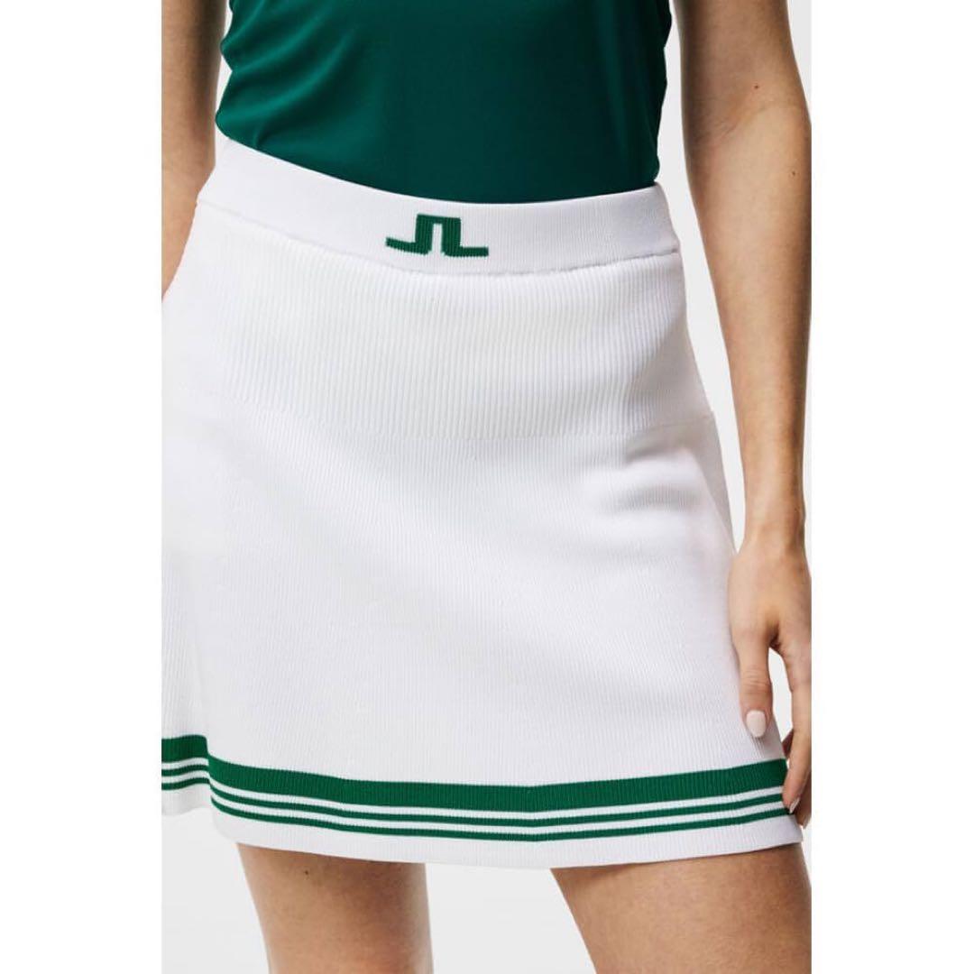 J.LINDEBERG レディース裾ラインニットスカート 072-78453 セール・アウトレット】裾ラインニットスカート レディス(スカート)|J