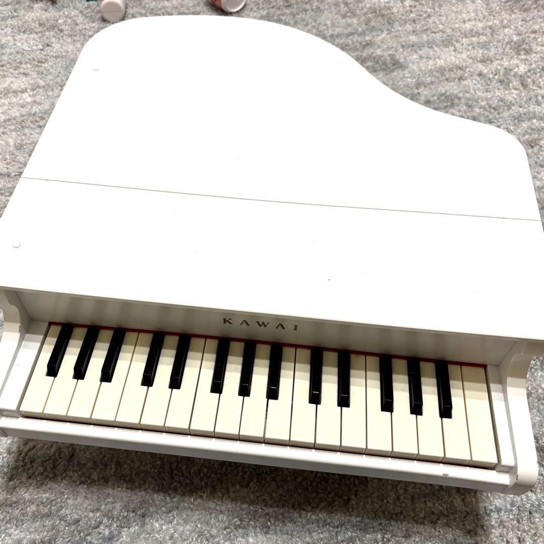 KAWAI ミニピアノ ホワイト ミニピアノ ホワイト：おもちゃ：百町森