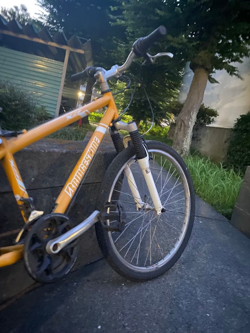 引き取り限定 BRIDGESTONE マウンテンバイク イエロー - メルカリ