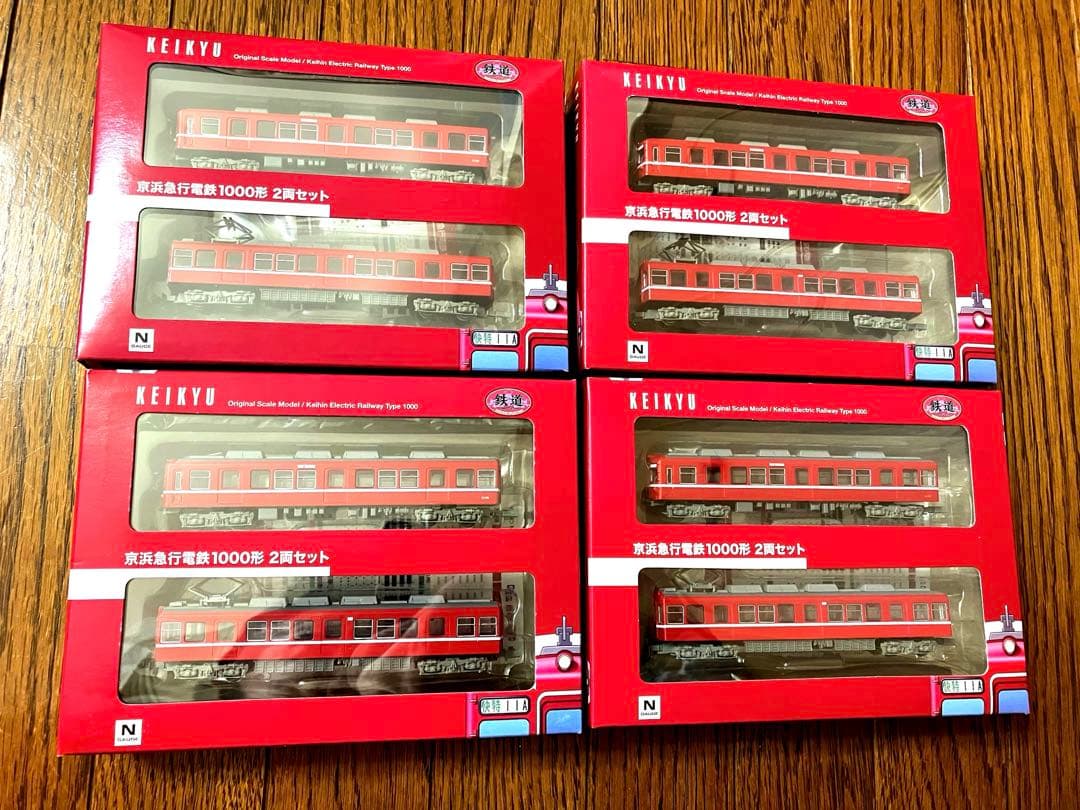 鉄道コレクション京急1000形2両セット 4箱 鉄道コレクション 京浜急行電鉄1000形分散冷房車 4両セットA の