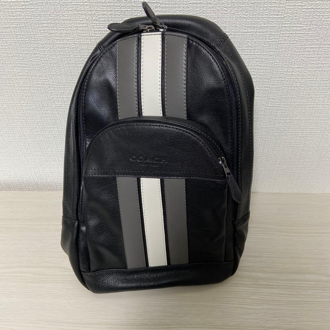COACH コーチ ストライプ ボディバッグ 新品未使用 COACH（コーチ） ショルダーバッグ レディース シグネチャー