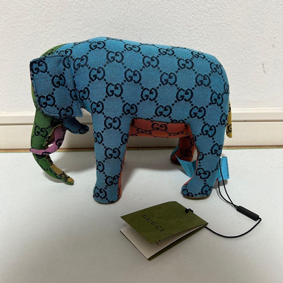 GUCCI GG柄　エレファント　ぬいぐるみ 楽天市場】【グッチ】Gucci GGキャンバス デコラティブ エレファント