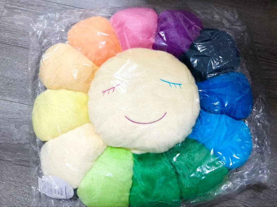 「新品未使用」村上隆 お花 フラワークッション 60cm カイカイキキ