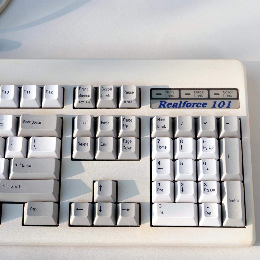 キートップ洗浄済】Realforce 101 英語配列 （その1） 【東プレ