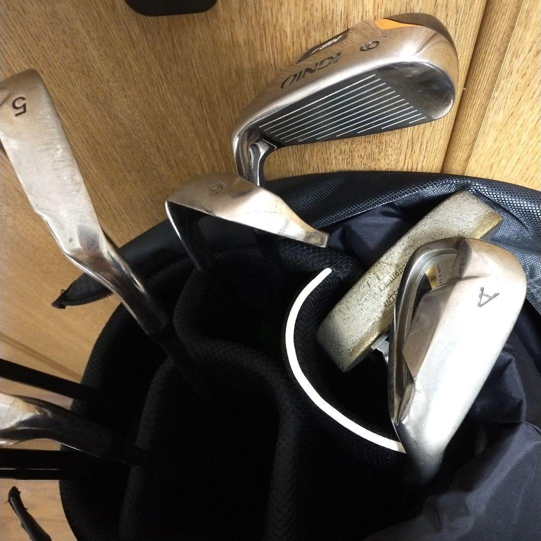 Mizuno キャディバッグ ホワイト レッド ブラック おまけ付IGNIO