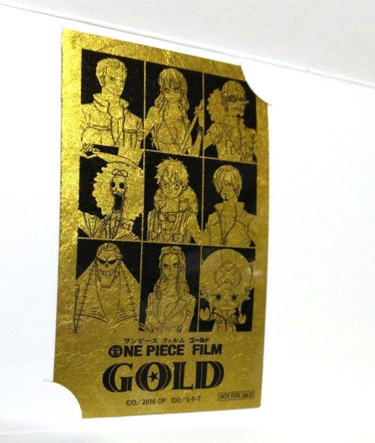 ONEPIECE 麦わらの一味 ゴールデン抽選会 A賞 金箔カード - メルカリ