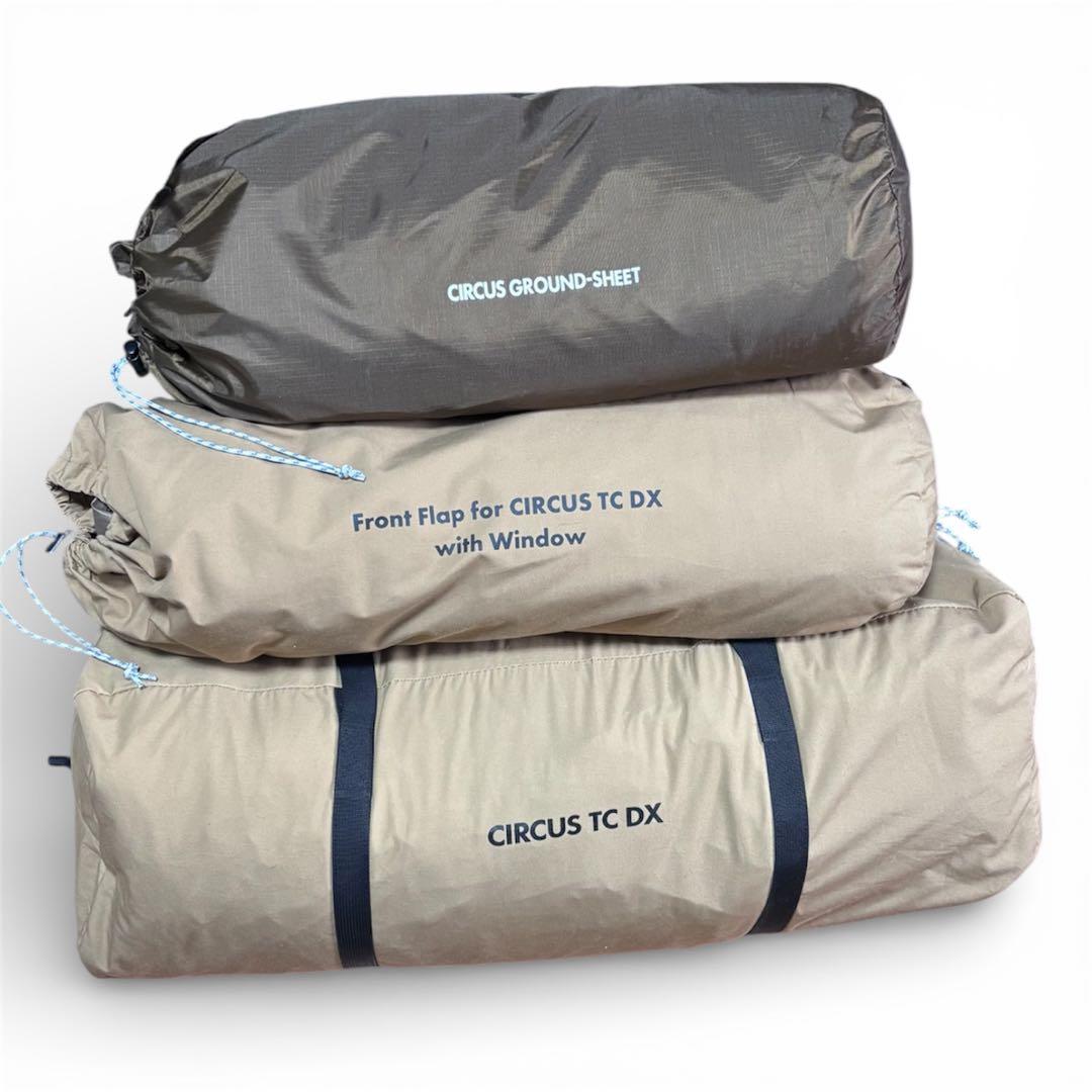 テンマクサーカスTC DX 本体+オプション(グランドシート&フロントフラップ) テンマクデザイン（tent-Mark DESIGNS） サーカスTC DX専用 フロント
