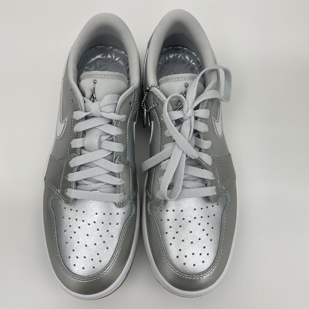 Nike Air Jordan 1 Low シルバー Size 13 - Air Jordan 1 Retro OG Low Metallic Silver | eBay