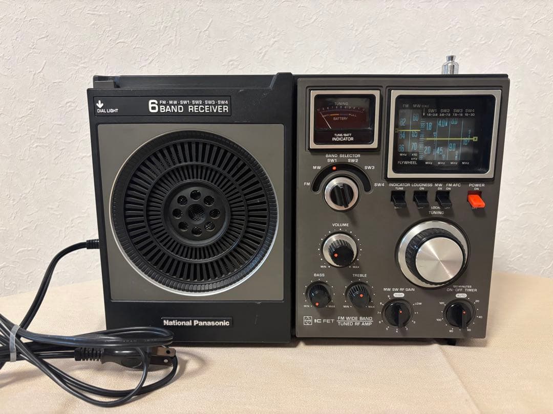 National 6 Band Receiver ラジオ RF-1180 - メルカリ