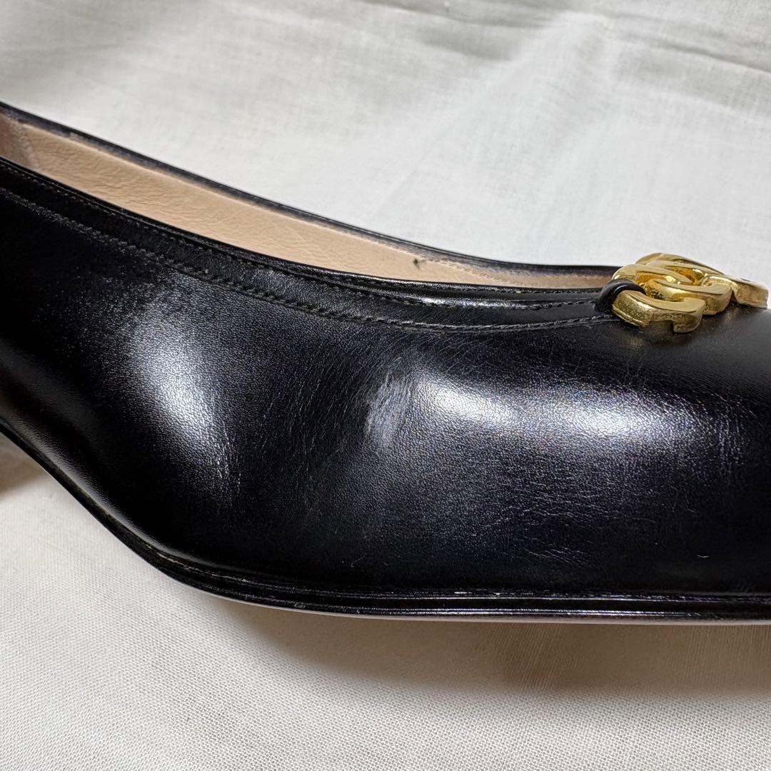 フェラガモ 黒パンプス 約24cm ビンテージ 未使用自宅保管品 - メルカリ