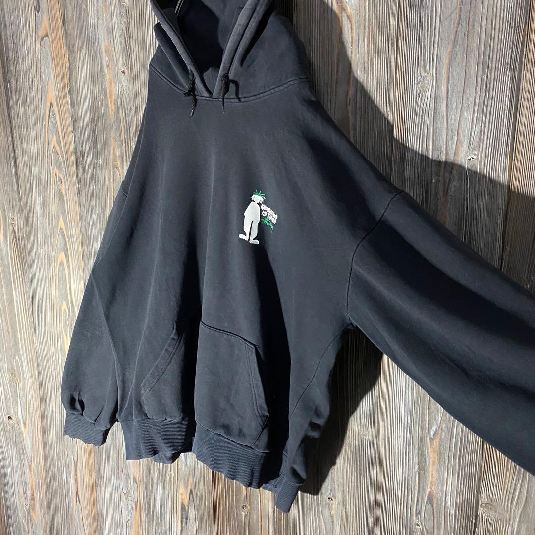 Old Stussy オールドステューシー パーカー シャドーマン クラウン