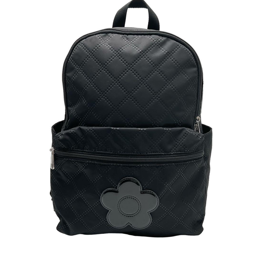 美品 マリークワント ピンソニックキルトデイジー パックパック