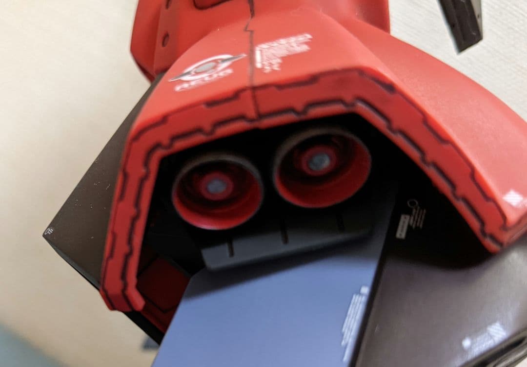 「やってみるさ!」ガンプラ完成品　1/100MG　リック・ディアス(クワトロ機)