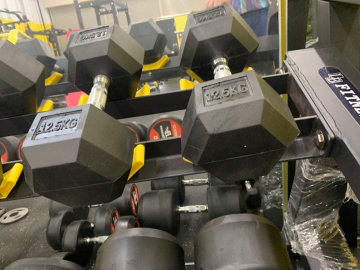 ヘックス  ラバーダンベル　12.5kg から25kg 1万円値下げ
