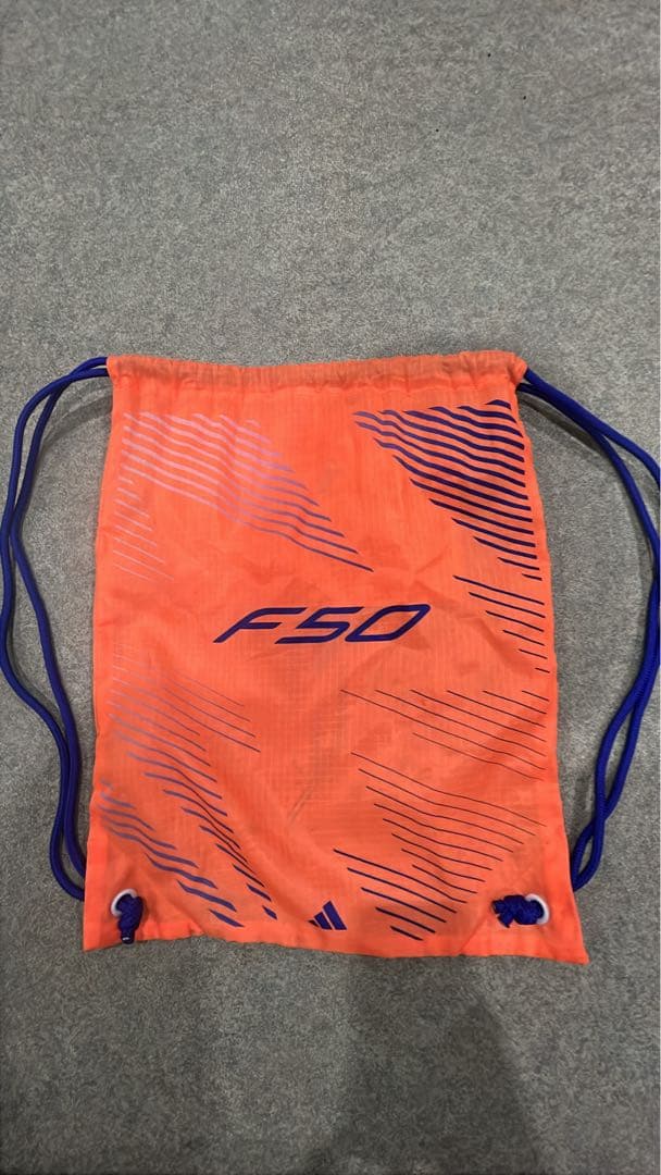 adidasアディダス F50 ELITE用スパイク袋シューズケース巾着靴入