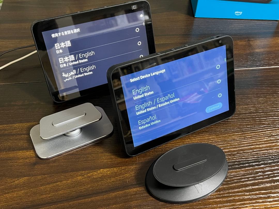 [2台セット] Amazon Echo Show 8 第2世代 スタンド付き Amazon、カメラが進化した第2世代「Echo Show 8」と「Echo Show 5