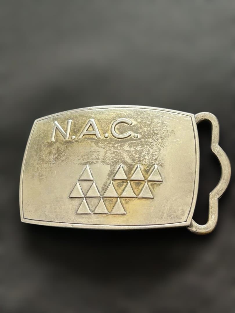 銀製 SILVER シルバーバックルNAC浪花釣友會24g - メルカリ