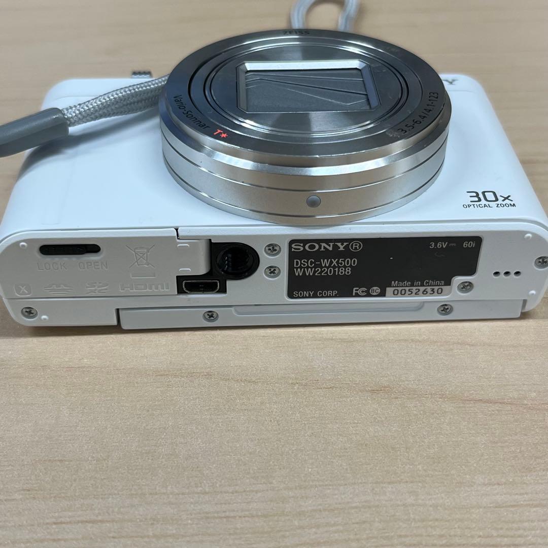 SONY Cyber-shot DSC-WX500 ホワイト コンデジ 訳あり品 - メルカリ
