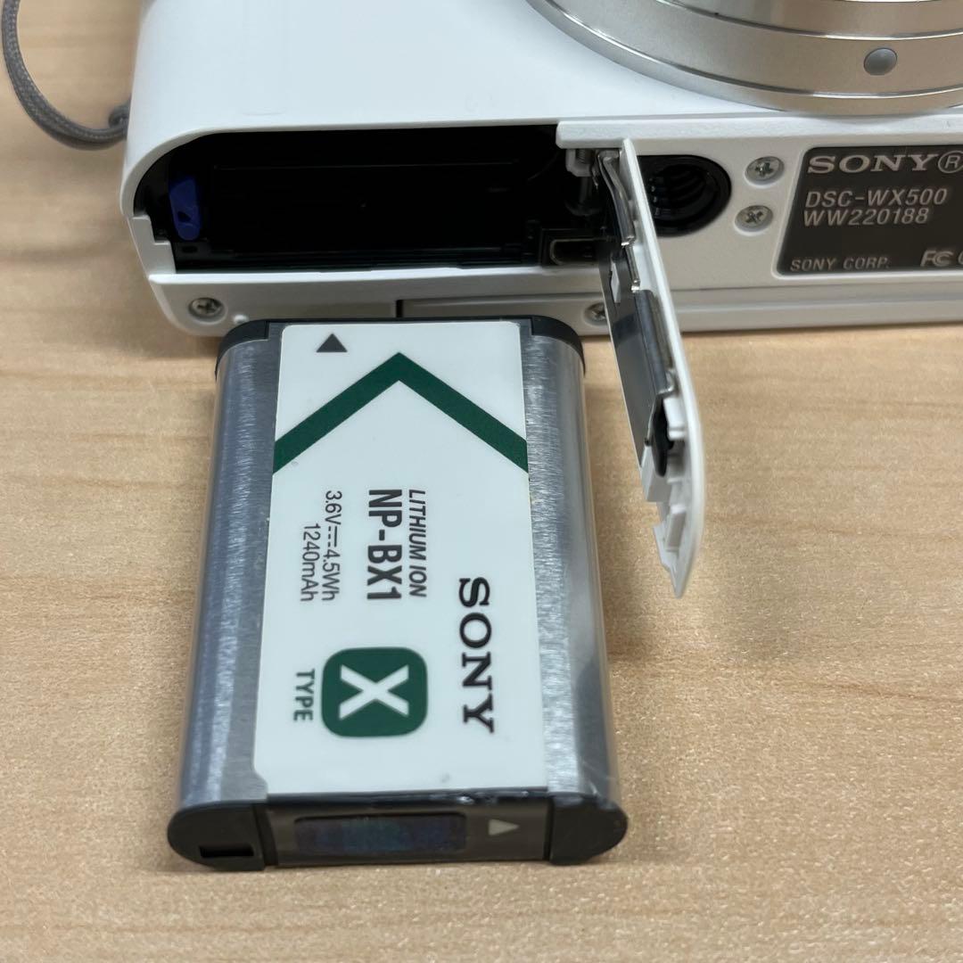 SONY Cyber-shot DSC-WX500 ホワイト コンデジ 訳あり品 - メルカリ