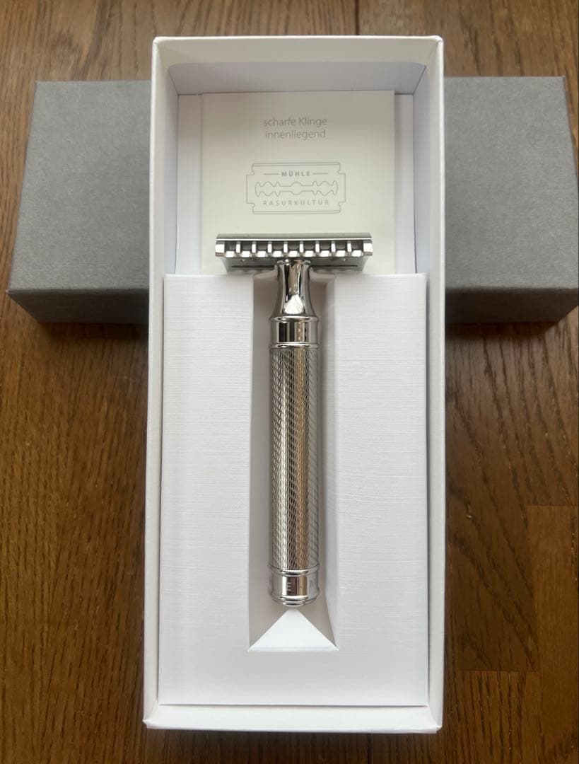 ミューレ MUHLE R41GSステンレス製両刃カミソリ 楽天市場】【公式】ミューレ TRADITIONAL クラシックレイザー R41 両刃