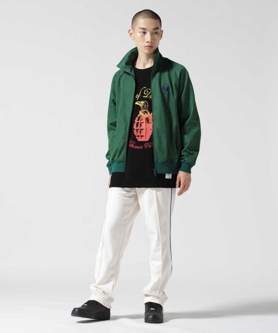 深瀬着 22AW NEEDLES 総柄 パピヨン トラックジャケット セカオワ