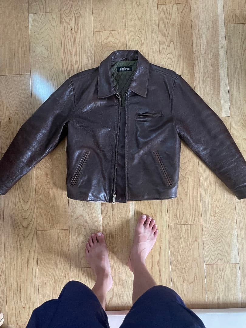 Marlboro マルボロ レザージャケット 懸賞当選品 馬革 ホースハイド