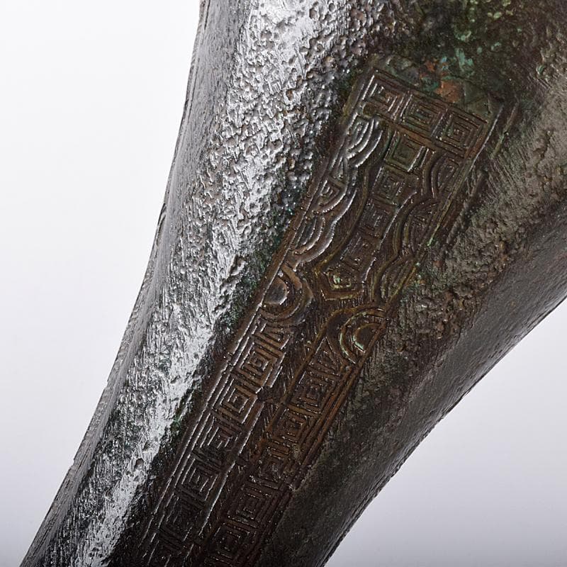 中国 古銅 漢詩饕餮文 双耳瓶 時代箱付 M R8223B - メルカリ