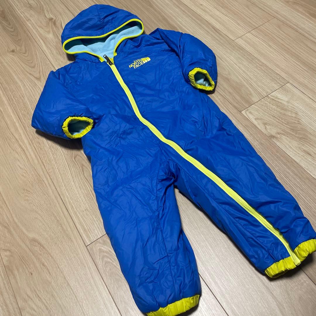 美品】THE NORTH FACE ジャンプスーツ リバーシブル ロンパース - メルカリ