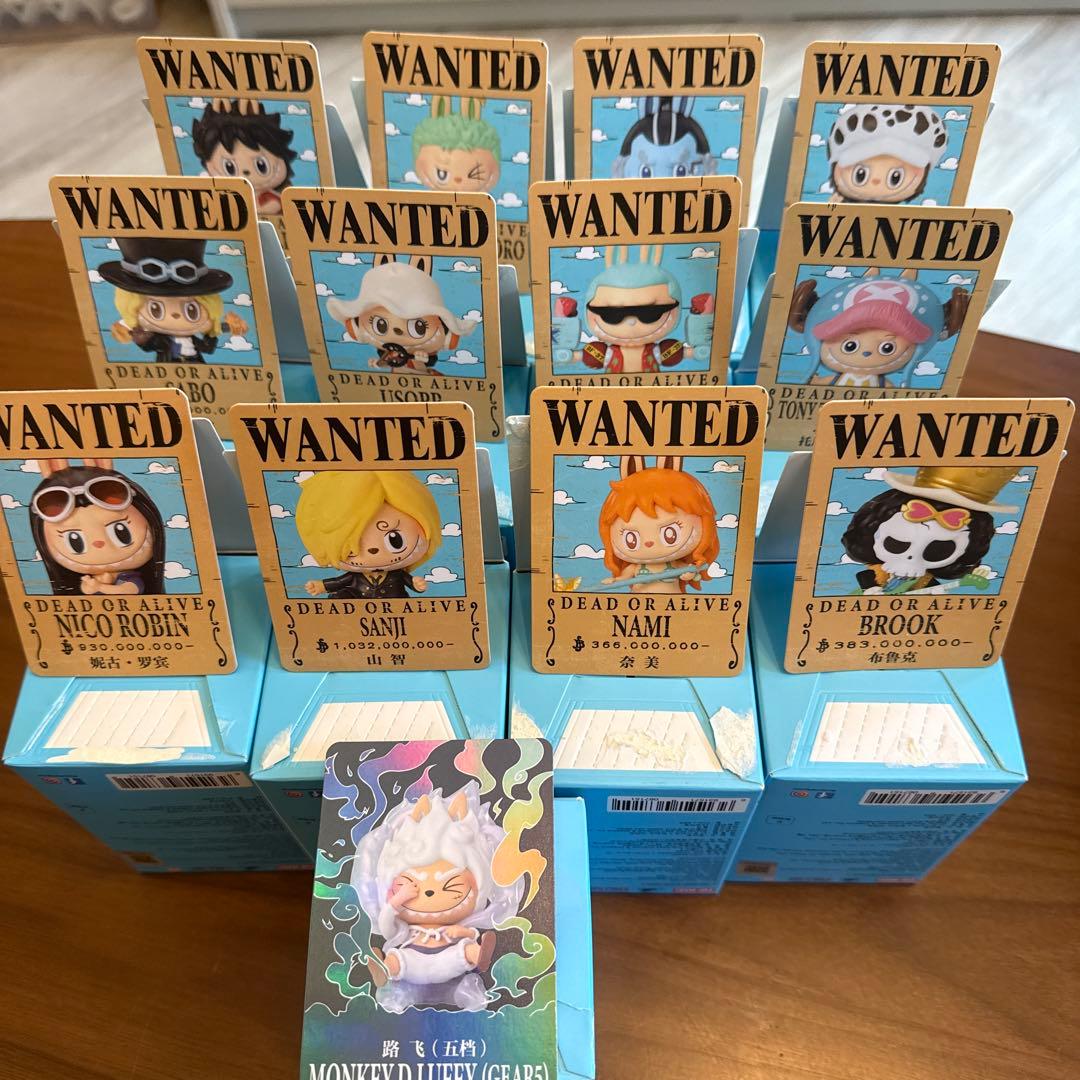 POPMART ワンピース ラブブフィギュアセットシークレット入り Amazon | POPMART × ワンピース Labubu THE MONSTERS ラブブ コラボ