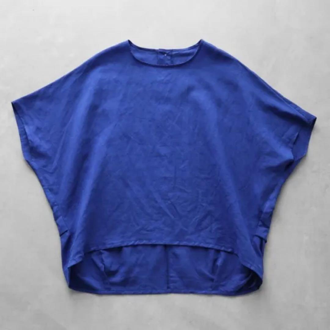 遠州織物HUIS.U608 （限定生産）極細コットンラミーコクーンプルオーバ