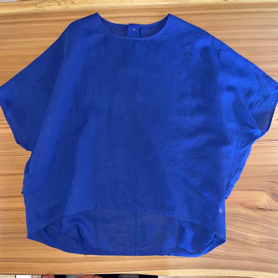 遠州織物HUIS.U608 （限定生産）極細コットンラミーコクーンプルオーバ