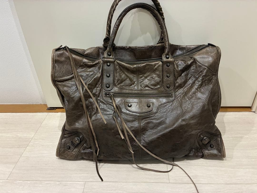 バレンシアガ　トラベルバッグ　カーキ バレンシアガ BALENCIAGA バック （カーキ） -waja bazar - 海外